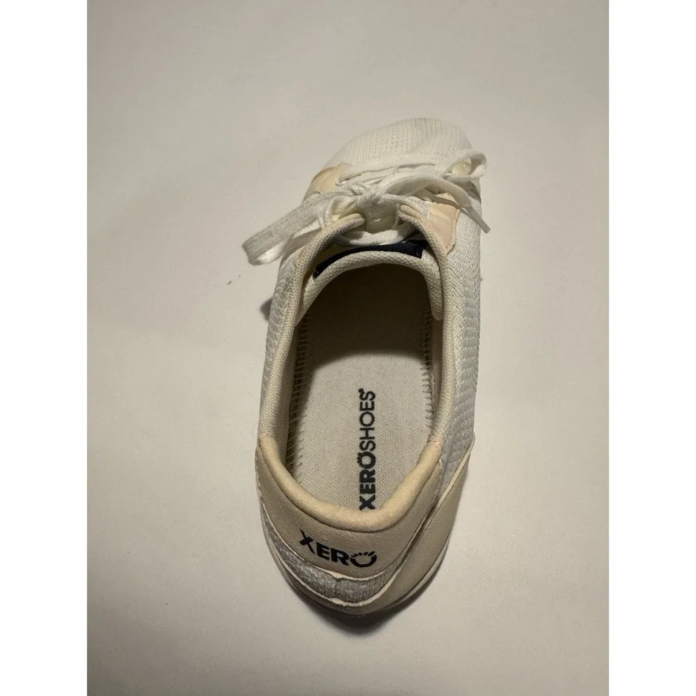 Xero Dillon Mens Size 12 Barefoot Minimalist Casual Shoes White Ivory Foot Shape